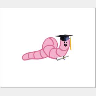 worm (graduate) Posters and Art